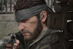 snake aiming a gun in metal gear solid delta snake eater.